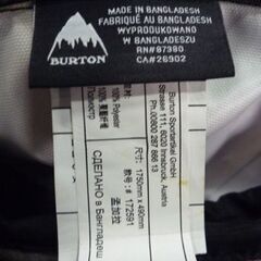 BURTON スノーボードケース サイズ165cm バートン ボードケース スノーボード 札幌市東区 新道東店の画像