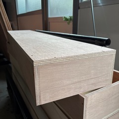 木箱　160cm×32cm 踏み台　ベンチ　多目的木箱の画像