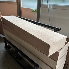 木箱　160cm×32cm 踏み台　ベンチ　多目的木箱の画像