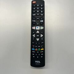 【4K対応液晶テレビ】【幡ヶ谷引き取り／郵送相談可】【美品】TCL 43P8B 43インチ 2020年製 Android TV 4Kスマートテレビ 動作良好 リモコン付 外部スタンド付の画像