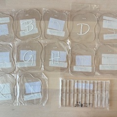 テーブルナンバー 12卓分(A〜L) スタンドセットの画像