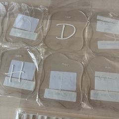 テーブルナンバー 12卓分(A〜L) スタンドセットの画像