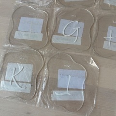 テーブルナンバー 12卓分(A〜L) スタンドセットの画像