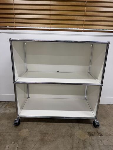 正規品・美品】USM ハラー オープンキャビネット 1列2段 ホワイト 白