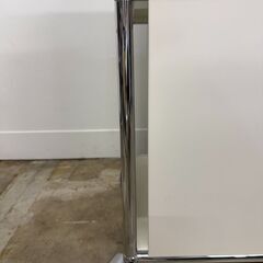 【正規品・美品】USM ハラー オープンキャビネット 1列2段 ホワイト 白　ドアなし モジュール家具 収納棚 オフィス家具 デザイン家具 中古 システム家具　オープンユニット　ディスプレイラックの画像