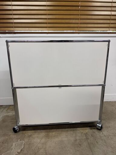 正規品・美品】USM ハラー オープンキャビネット 1列2段 ホワイト 白