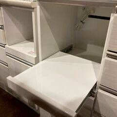 【愛品館 市原店】ニトリ｜ポスティア120KB｜スライド扉キッチンボードの画像