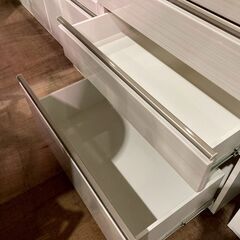 【愛品館 市原店】ニトリ｜ポスティア120KB｜スライド扉キッチンボードの画像