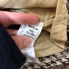 子供服ワンピースチェックの画像