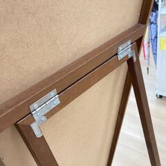 A-949【リユースのサカイ野々市店】ジモティ来店特価‼ 姿見 スタンドミラー 木製 ブラウン クリーニング済みの画像