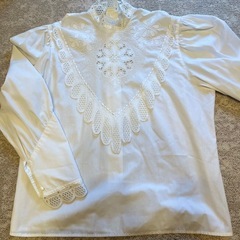 【2枚セット!】 デニムジャケット、レースブラウス
の画像