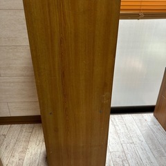 高さ調節可能 3段ミニ棚／マガジンラック（薄茶色）の画像