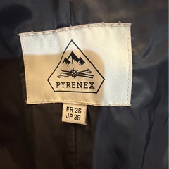 【美品】ピレネックス　ボルドー　レディース　ダウンコート　サイズ38の画像