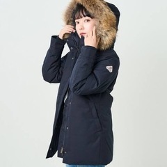 【美品】ピレネックス　ボルドー　レディース　ダウンコート　サイズ38の画像