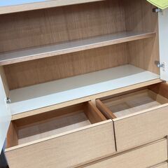 A-952【リユースのサカイ野々市店】ジモティ来店特価‼ タンス 木製 ブラウン クリーニング済みの画像