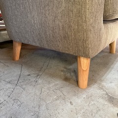 ニトリ  1人掛けソファ  グレーの画像