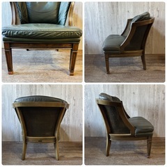 マルニ 地中海 ロイヤル ラウンジチェア 一脚 アンティークチェアー イス 1人掛けソファ 椅子の画像