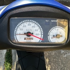 スズキZZインチアップスポーツ、写真5枚目メーター確認約最高速度、CA1PB、2stフルパワー 7.2馬力の画像