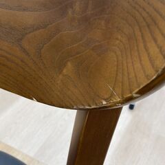 A-943【リユースのサカイ野々市店】ジモティ来店特価‼ 4人用ダイニングセット 木製 ブラウン クリーニング済みの画像