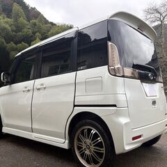 上級グレードスペーシアカスタムXS☆パワースライドドア☆フルセグTV☆Bluetoothオーディオ☆HIDヘッドライト☆車検8年10月迄☆スマートキーの画像