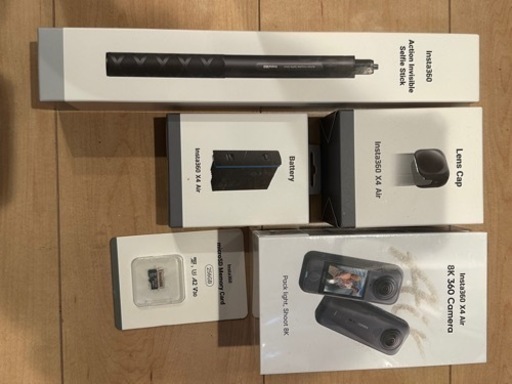 Insta360 X4 Air 自撮り棒+256GB+2年保証+予備バッテリー