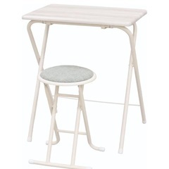 折りたたみデスク、椅子の画像