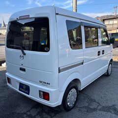 【総額コミコミ】広島発プライムゲート26年スクラムバン（エブリィバンOEM）　PC　車検令和9年12月21日　☆即日納車OK☆　法人ワンオーナー　ハイルーフ　パワーウィンドウ　キーレスキー　プライバシーガラス　ETC　ABS　オートマ車　タイミングチェーン　取説　保証書　整備点検記録簿　修復歴無し　軽自動車　軽バン　格安の画像