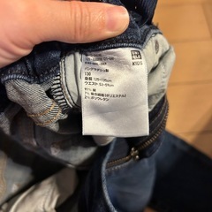 1/22削除予定　ジーンズ　UNIQLO　130cmの画像