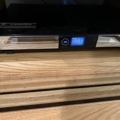 【即引取可】43インチ液晶TV + SHARP BDレコーダー + 大川家具日本製テレビ台 3点セットの画像