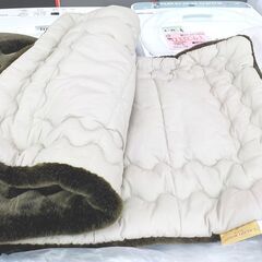 未使用 カルドニードエリート リッチファーリビングマット 55×180㎝ ブラウン ラグマット ソファカバー 西岡店の画像