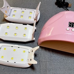 【取引中】ジェルネイルUVライト4台の画像