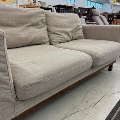 ✨️ジモティー割引✨️【ジャングルジャングル堺初芝店】　二人掛けソファー グレー 堺市（東区　西区　北区　南区　堺区　美原区）高石市　泉大津市　忠岡町　和泉市　松原市　大阪狭山市の画像