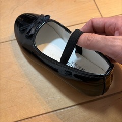 ブラック シューズ 20.0cmの画像