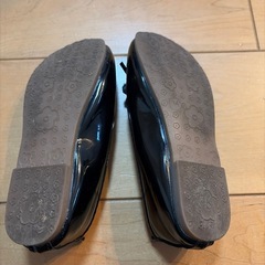 ブラック シューズ 20.0cmの画像