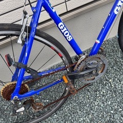 お値下げ交渉歓迎お値段交渉歓迎 ジャンク GIOS Mistral 青 クロスバイク ジオスの画像