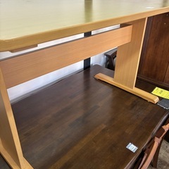【ジャングル深井店】★ダイニングテーブル ナチュラル 茶 テーブル イス無 家具 堺市 深井 【FU3149】の画像
