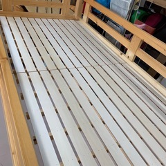 美原店 木製 ロフトベッド　階段タイプの画像