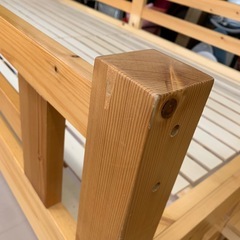 美原店 木製 ロフトベッド　階段タイプの画像