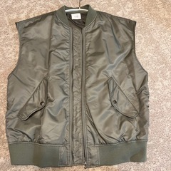 【2点セット】 MA-1ノースリーブ、ラガーシャツの画像