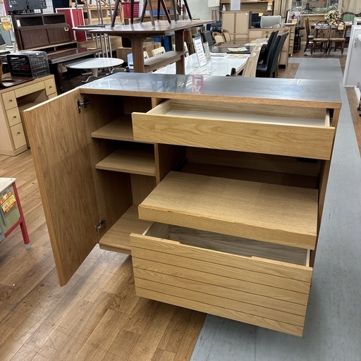 unico/ウニコ　SOLK（ソルク）キッチンカウンター　幅800 ジモティー限定価格！S154 ⭐ UNICO ウニコ SOLK ソルク キッチン