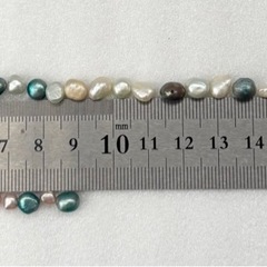 淡水パールまとめ売り50粒　両穴　アソート　ハンドメイド素材バロックパール 真珠の画像