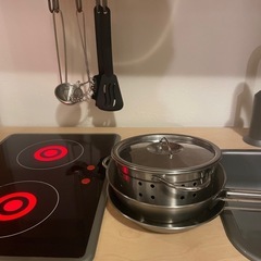 IKEA 子供用　キッチン　おままごと　クリスマスの画像