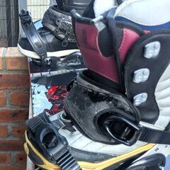 K2 スノーボード BRIGADE バィンディング付き 147cmの画像