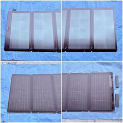 【❗️✨長期保管現状品✨❗️】未使用　ECOFLOW 220W 折りたたみソーラーパネル IP68対応 ポータブル電源用 災害・アウトドアに最適の画像