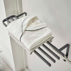 tower タワー　山崎実業浴室扉タオル掛け上 バスタオルハンガー の画像