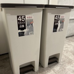 ペダル式　ゴミ箱　ダストボックス　45L×2の画像