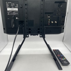 【トレファク足立扇店】液晶ﾃﾚﾋﾞ SHARP 2T-C19DE ｽﾀﾝﾄﾞｾｯﾄ ﾘﾓｺﾝ付の画像