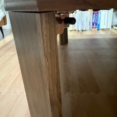 ニトリ　センターテーブル　折り畳み　ローテーブルの画像