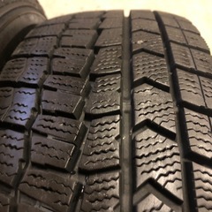 ダンロップ 175/65R15 4本 冬タイヤ中古 バリ山 アクアスイフトキューブMINIなどにの画像