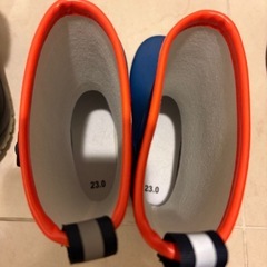 スノーブーツ(21-22cm)とレインブーツ23cmの画像